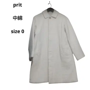 prit 울 린넨 충전솜 코트 size 0