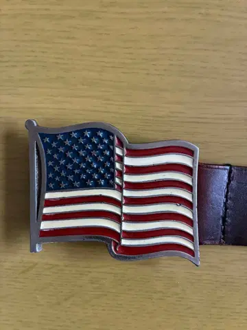 미국 국기 버클 벨트