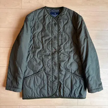 LONDON TRADITION JEENA 노카라 퀼팅 자켓