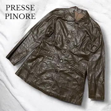 [ PRESSE PINORE ] 피노레 자켓 인조 가죽