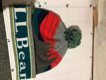LL.Bean 폼폼 포함 니트 모자 (중고)
