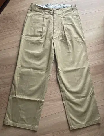 새상품급 BEN DAVIS 여성용 XL 치노 팬츠 베이지 팬츠