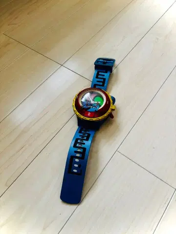 요괴워치 캐릭터 시계 파랑 빨간색 금