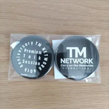 TM NETWORK Carry on the Memories 캔뱃지