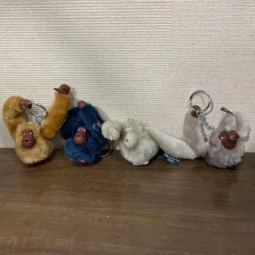 키플링 마스코트 고릴라 키링 4개 세트