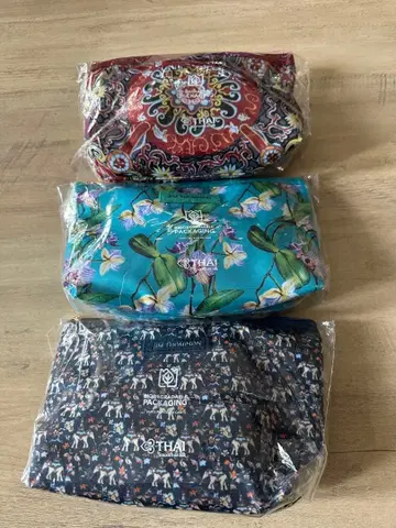 태국 항공 비즈니스 클래스 JIM THOMPSON 파우치 어메니티