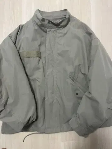 카키 밀리터리 자켓 극한용 퀼팅