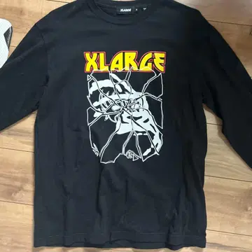 XLARGE 블랙 롱 슬리브 T셔츠 M