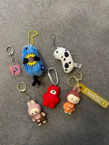 캐릭터 키링 6개 세트 라브부