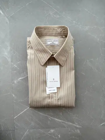 UNITED ARROWS 이지케어 스트라이프 와이셔츠