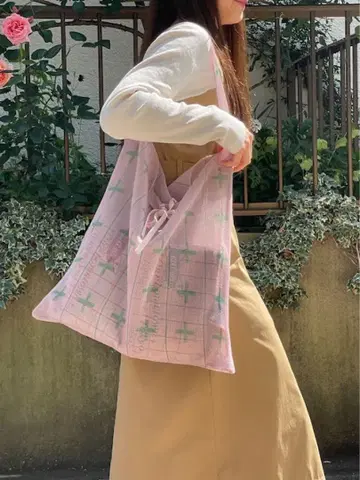 knt365 knitty 핑크 크로스