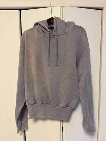 ZARA 그레이 후디 짧은 기장