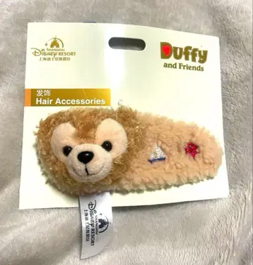 상하이 디즈니 한정판 더피 헤어핀 헤어 클립