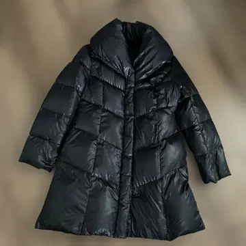 m.f.editional 다운 코트 블랙 롱 L 경량