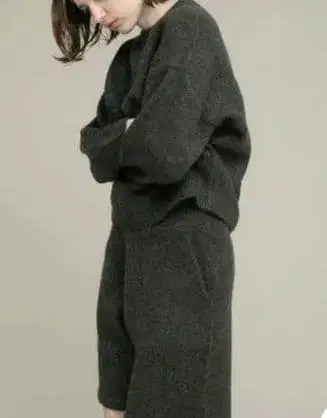 URBAN RESEARCH Sonny Label 니트 숏팬츠 세트