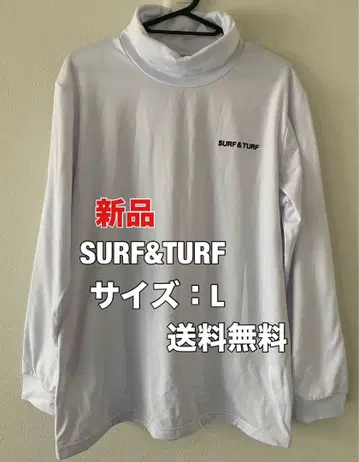새상품 무료배송 SURF&TURF 하이넥 긴팔 셔츠