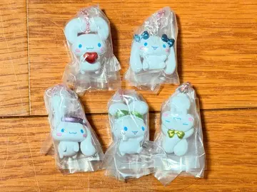 시나모롤 귀로 매달리는 마스코트 카가야키 ver. 전 5종 컴프 세트