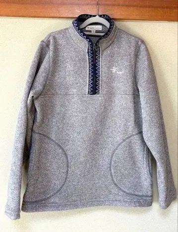 FOXFIRE 그레이 하프 지퍼 플리스 M WOMAN 새상품급