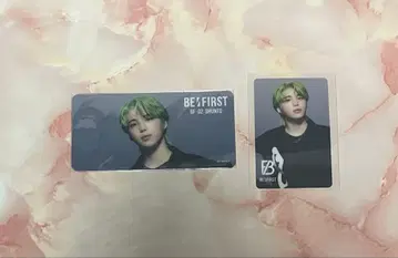 BE:FIRST 슈토 클리어 책갈피 클리어 트레이딩 카드