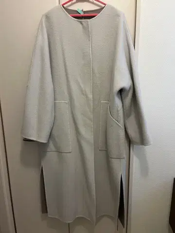 클리닝 완료 FRAY I.D 울 캐시미어 바이컬러 코트