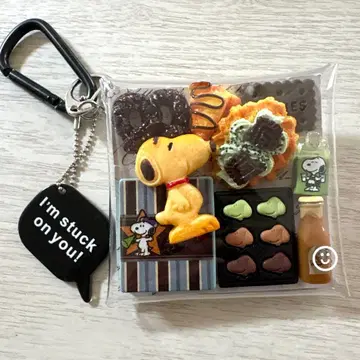 가챠 파우치 스누피 초콜릿 박스 쿠키