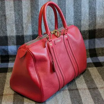 새상품급 J&M DAVIDSON 빨간색 핸드백 가죽