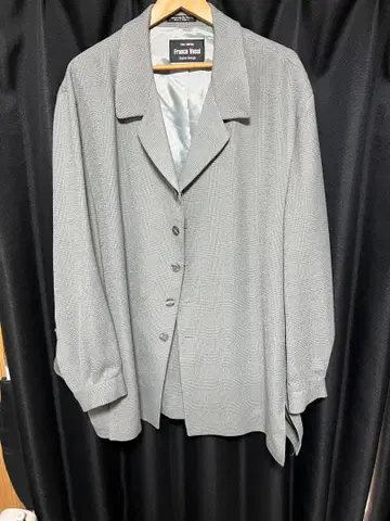 얇은 소재 테일러드 자켓 루즈핏