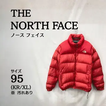 THE NORTH FACE 눕시 다운 자켓 레드