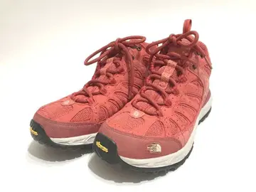 더 노스페이스 핑크 트레킹 슈즈
