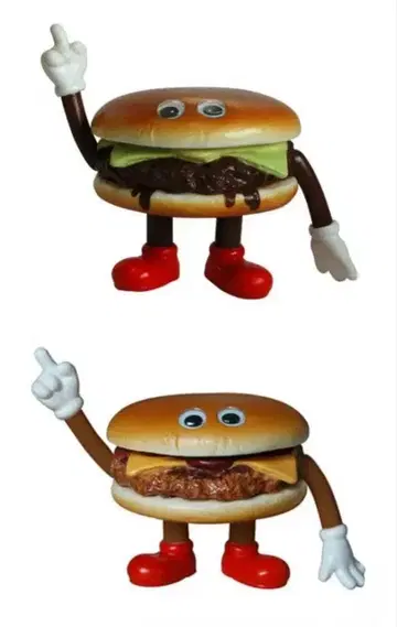 FLAVORS 치즈버거 데리야키버거 세트 플레이버즈