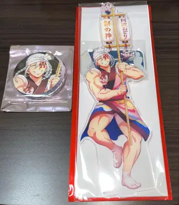 귀멸의 칼날 우즈이 텐겐 아와오도리 아크릴 스탠드 아크스타 캔뱃지