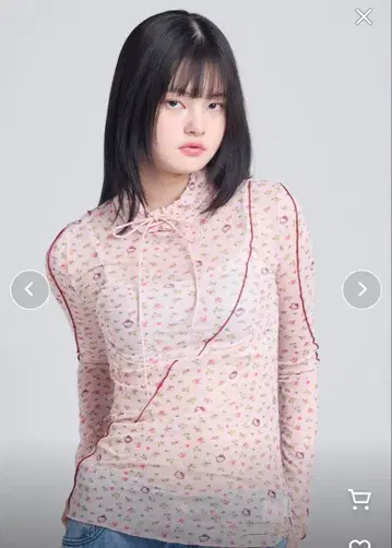 HELLO KITTY little sunny bite tulle top