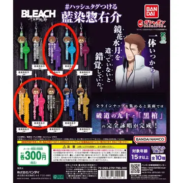[해시태그 붙이기] BLEACH 아이젠 소스케 5종 세트