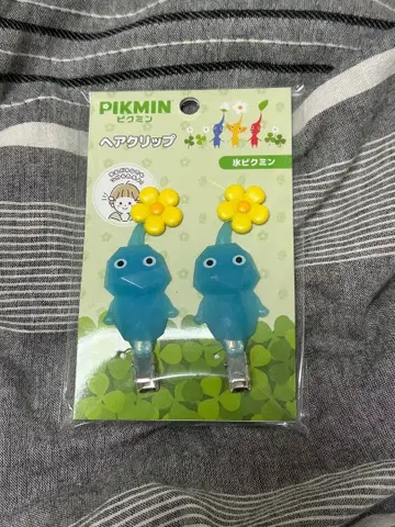 피크민 헤어 클립 얼음 피크민 2세트