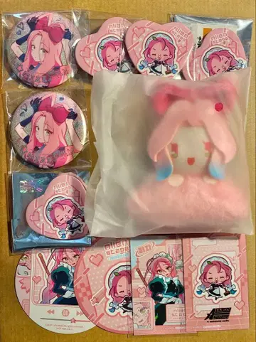 에이리언 스테이지 미지 캔뱃지 봉제 인형 카드 코스터