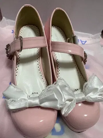 디어마이러브 유메텐보 핑크 펌프스