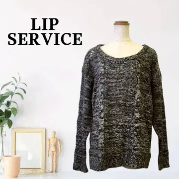 zG815 [ F ] LIP SERVICE 크루넥 무지 스웨터 긴팔