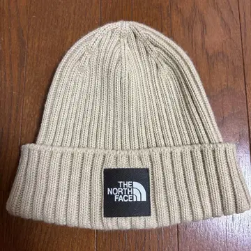 THE NORTH FACE 니트 모자 베이지 프리 사이즈