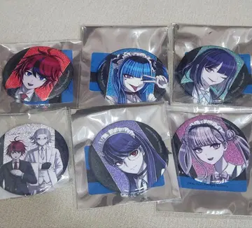 HUNDRED LINE 최종 방위 학원 글리터 캔뱃지