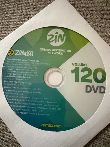 Zumba zin 120 DVD