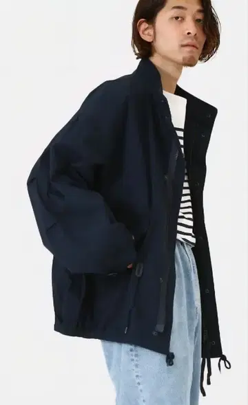 [ marka ] 쇼트 모즈 블루종