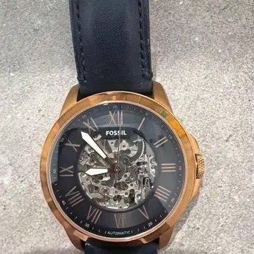 FOSSIL 자동 시계 스켈레톤 다이얼