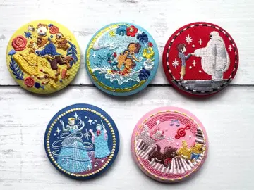 디즈니 자수 캔뱃지