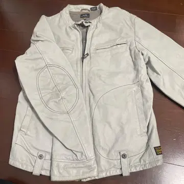 G-STAR RAW 지스타로우 소가죽 가죽 라이더 자켓