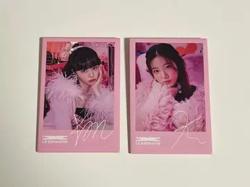 채원 카즈하 사진 캔뱃지 FEARLESS LE SSERAFIM