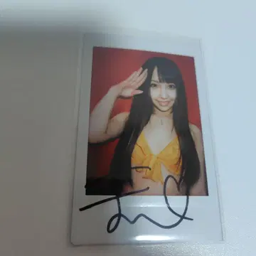 우사미 마이 친필 사인 폴라로이드