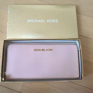 MICHAEL KORS 핑크 장지갑 박스 포함