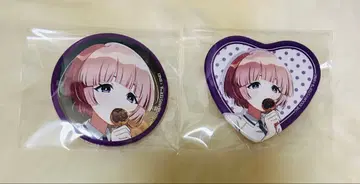 학원 아이돌 마스터 아리무라 마오 첫사랑 공연 개최 기념 캔뱃지 2개