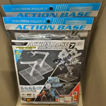 반다이 액션 베이스 7 클리어 컬러 2개입