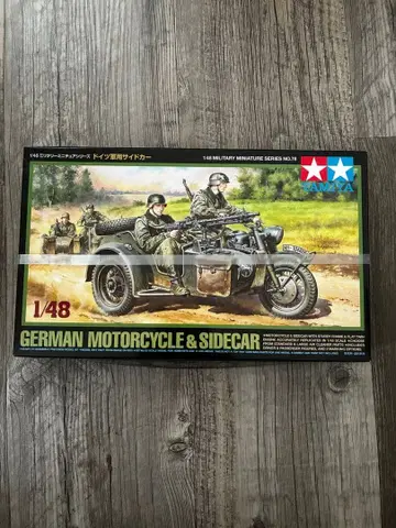타미야 48/1 독일군 사이드카